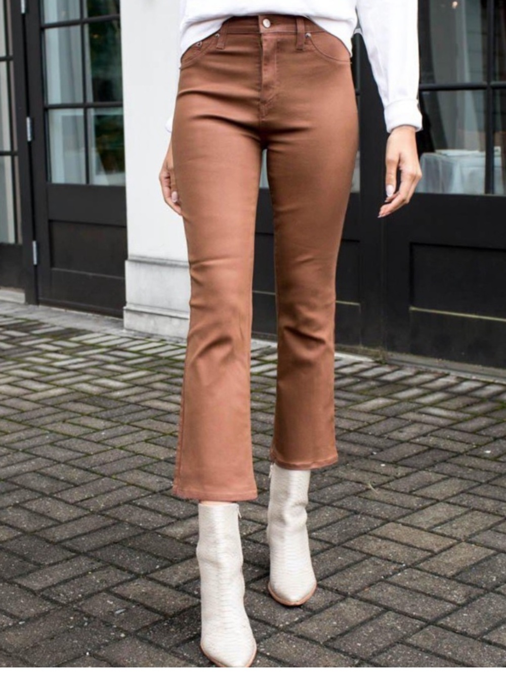 Pistola Lennon High Rise Crop Boot Jeans - Picture 3 of 16